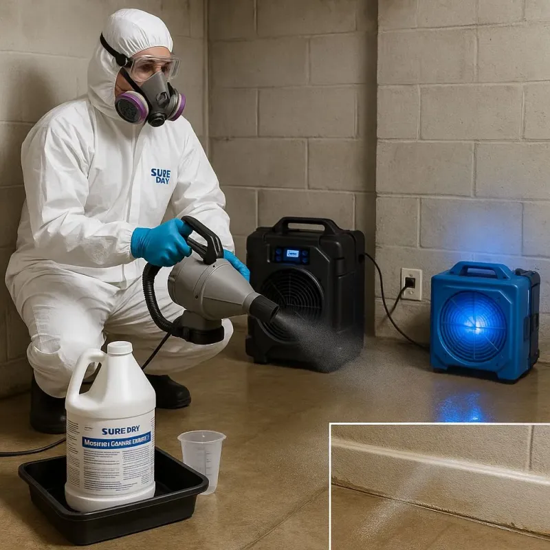 Sanitization and Odor Removal process in Elizabethton, TN